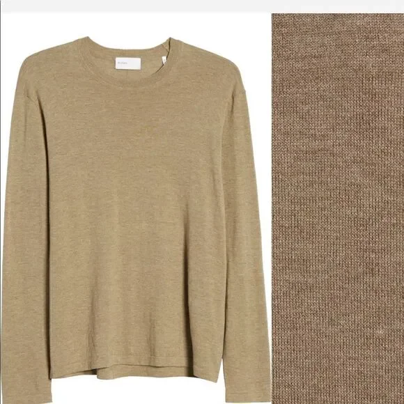 BLDWNMen’s crew neck wool blend lightweight sweater size M, NWT